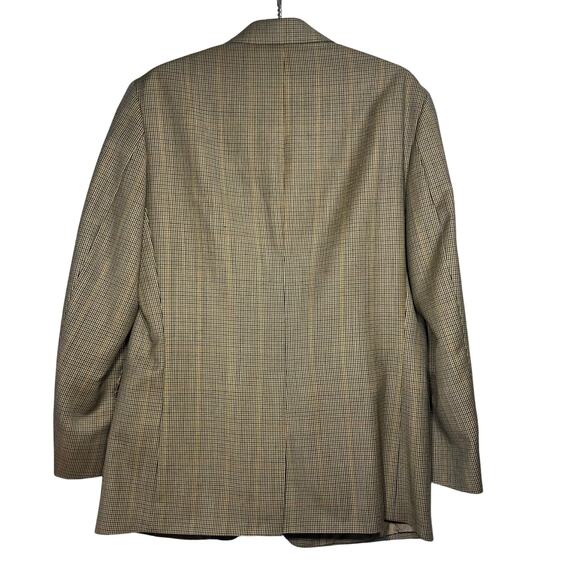 Vintage 90s Nautica Mens Size 41R Pure Wool Houndstooth Sports Coat Blazer - Picture 2 of 11